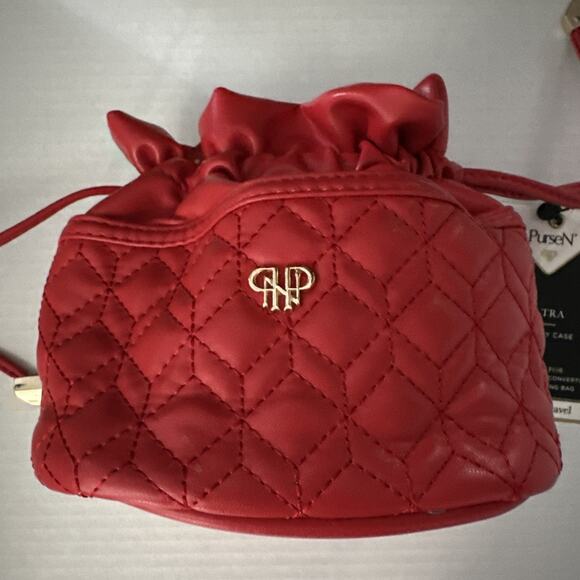PurseN’ Ultra Jewelry Case W/ 6 Pouches Evening Bag Red - Picture 1 of 6